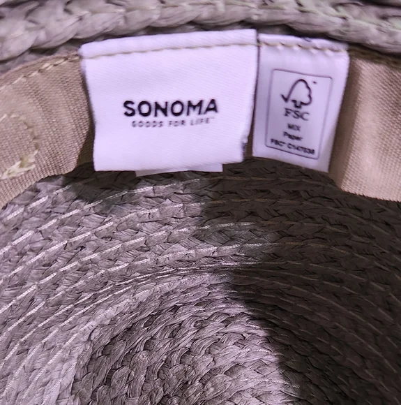 Sage green Women's Sun Hat - Picture 3 of 4